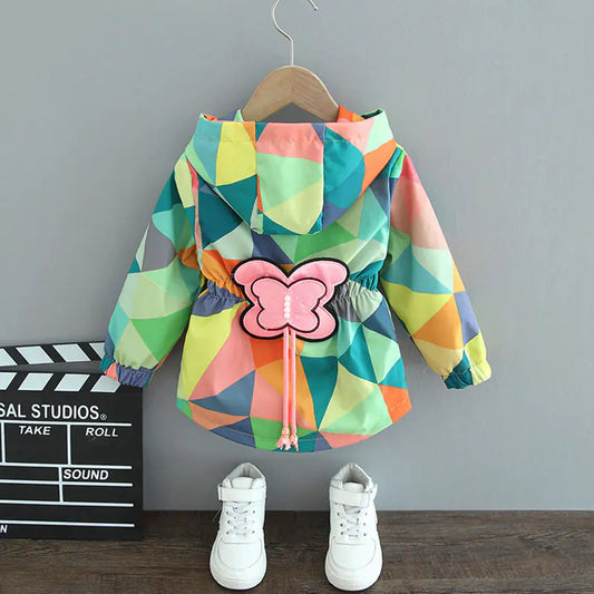 Style Loft Collection Butterfly Diamond Windbreaker