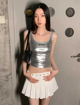 Style Loft Collection Power Cosmic Crop Top and Skirt Set