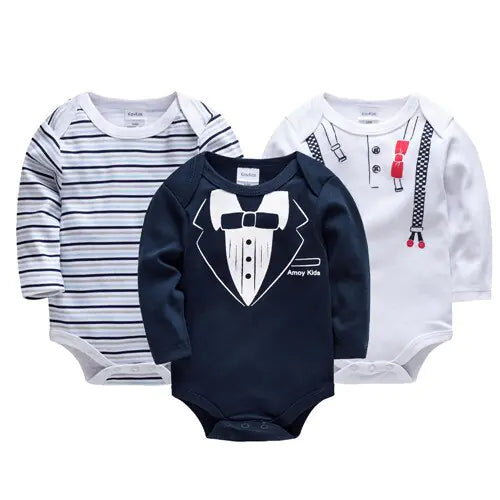 Style Loft Collection BabyStyle Mon Beau Sac Cuddly Cartoon Long-Sleeve 3 Piece Set Onesies