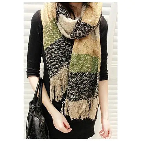 Style Loft Collection Wrap Me Softly Cotton Shawl With Fringe