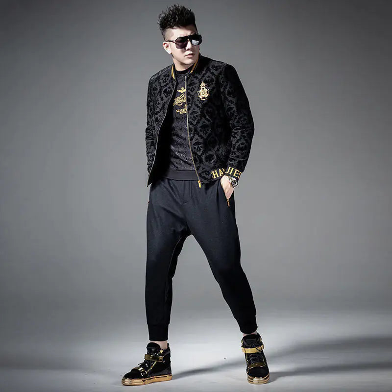 Style Loft Collection Baron's Velvet Embroidered Jacket