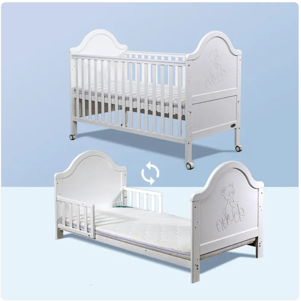 Style Loft Collection Grow With Me Multi-Function Pine Baby Bed