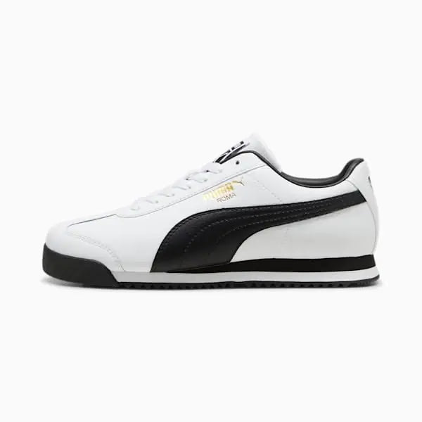 Style Loft Collection x PUMA Roma Sneaker 24-Standard White Black Team Gold, (Size 11 US)