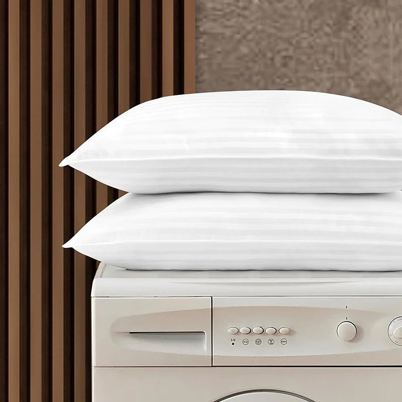 Style Loft Collection Satin Stripe Cotton Fiber Pillow Set