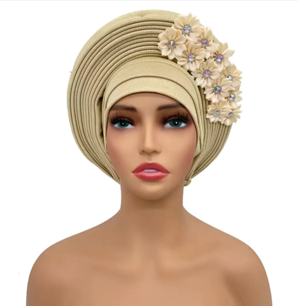 Style Loft Collection Elegant Floral African Turbans