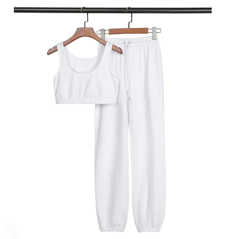 Style Loft Collection Spot Me Two-Piece Crop Top and Pants Set