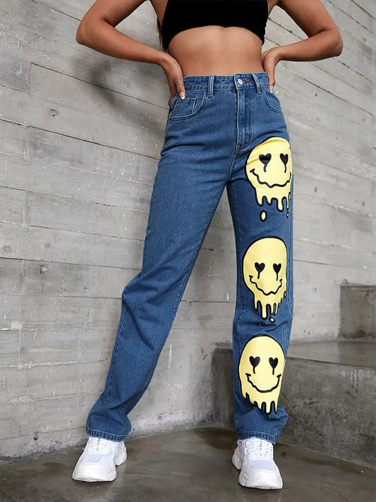 Style Loft Collection Melting Smiles High Waist Denim Jeans