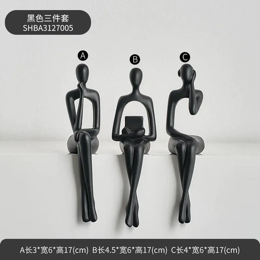 Style Loft Collection Three Piece Abstract Figurine Set