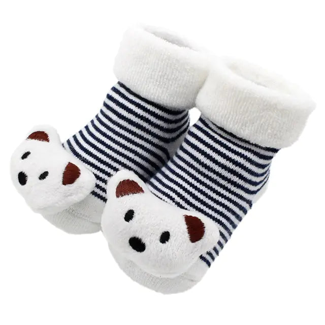 Style Loft Collection OwlStep Non-Slip Socks