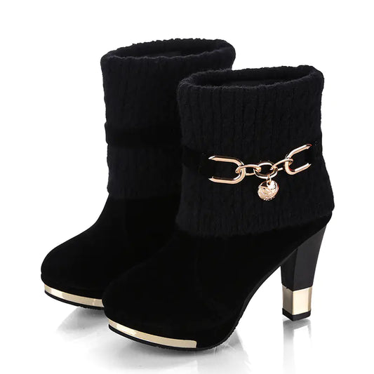 Style Loft Collection Saint-Jean-de-Maurienne Mid-Calf Suede Boots