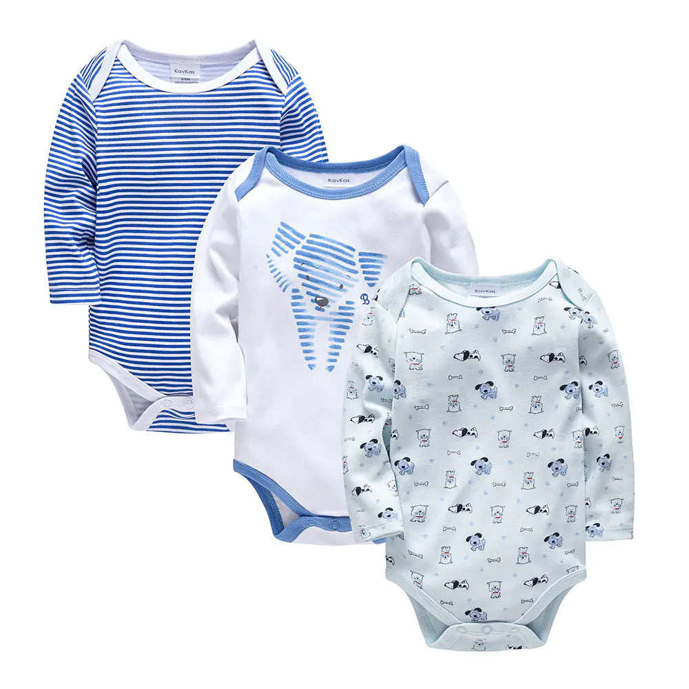 Style Loft Collection BabyStyle Mon Beau Sac Cuddly Cartoon Long-Sleeve 3 Piece Set Onesies