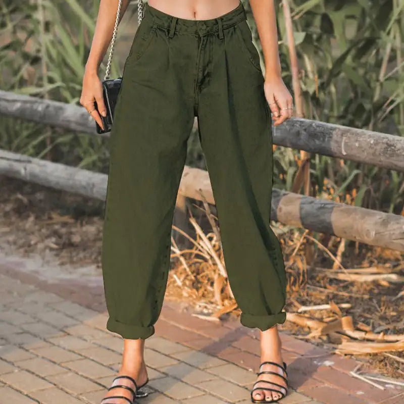 Style Loft Collection High Waist Cambridge Denim Trousers