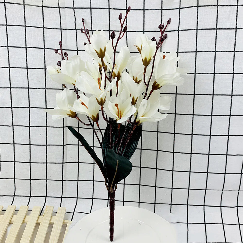 Style Loft Collection Silk Magnolia Flower Bouquet
