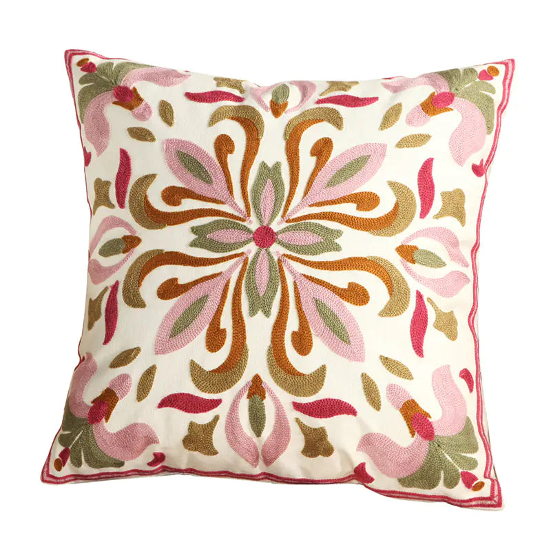 Style Loft Collection Embroidered Floral Cushion Covers