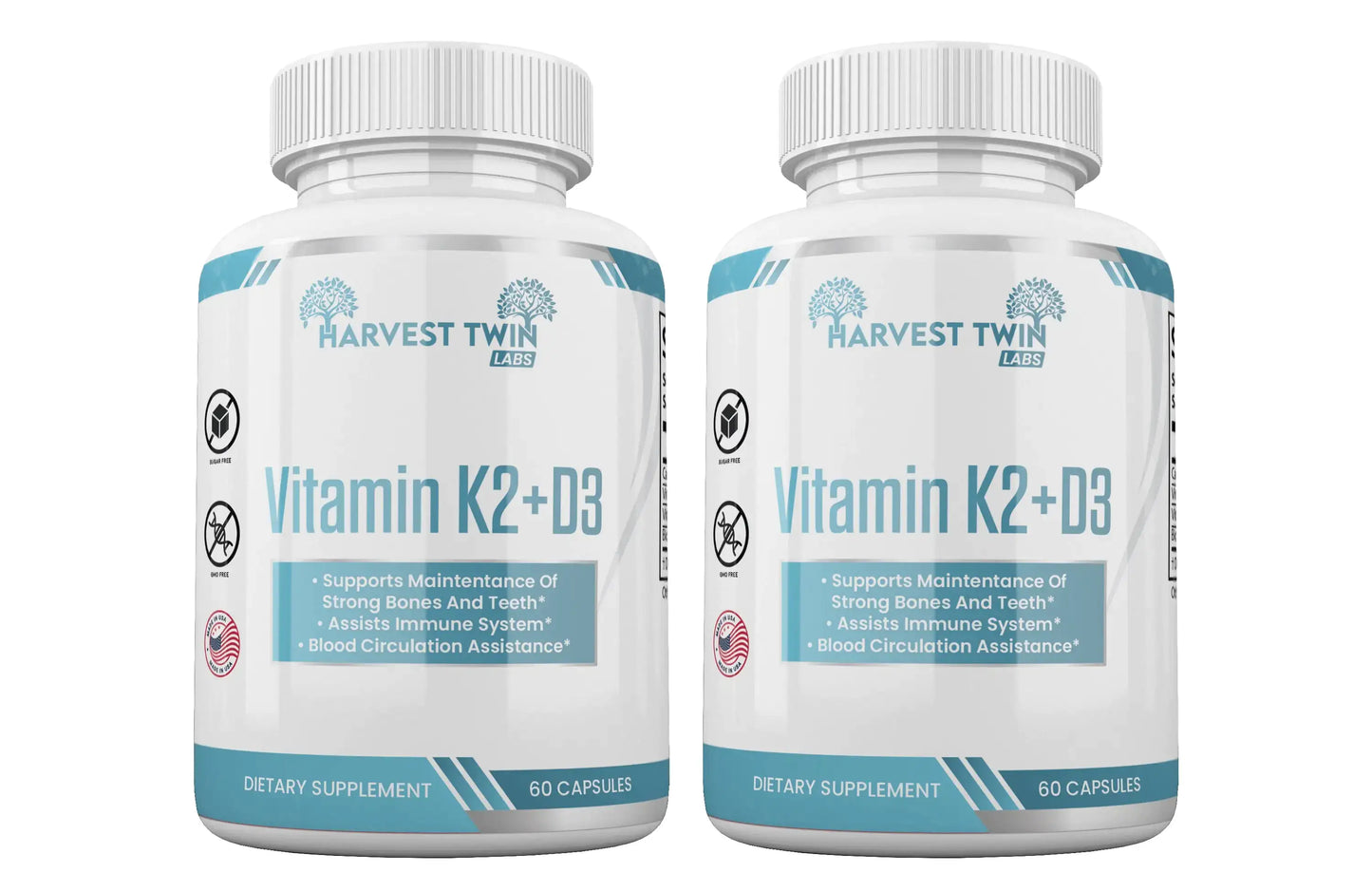 Style Loft Collection Vitamin K2 and D3 for Bones and Teeth, Immunity, and Blood Circulation