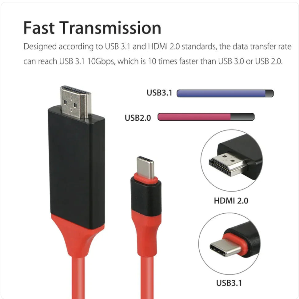 Style Loft Collection StyleTech 4K Ultra HD USB-C to HDMI Adapter