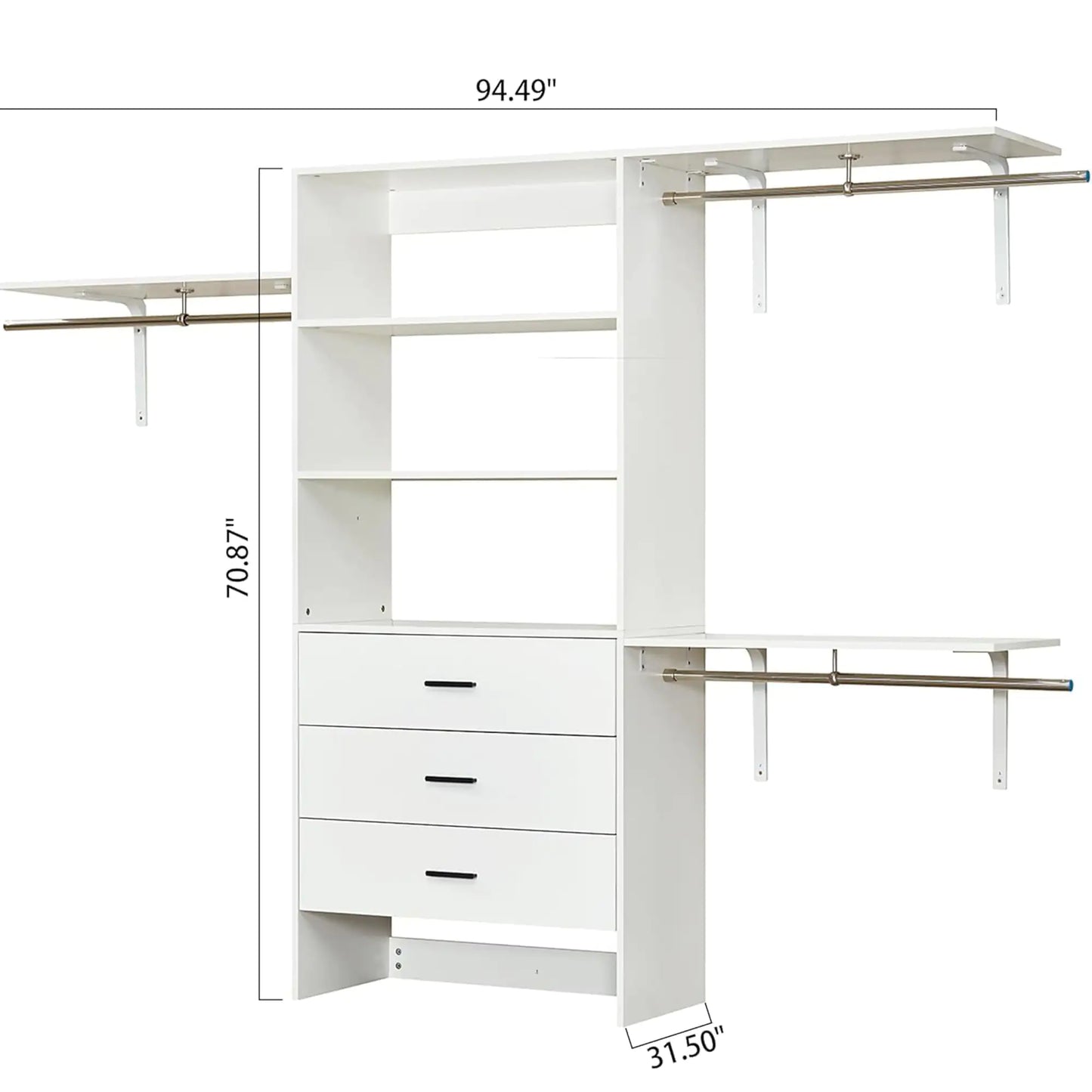Style Loft Collection Closet Organizer System