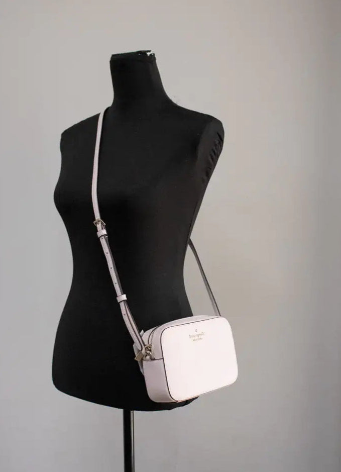 (.2) Style Loft Collection x Kate Spade Staci Mini Light Rose Leather Camera Crossbody