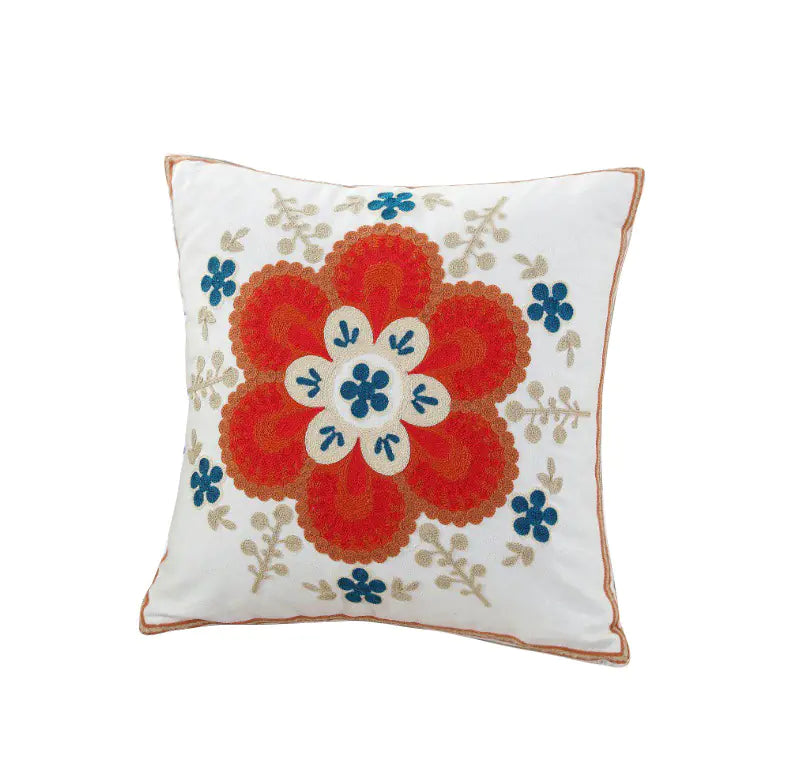 Style Loft Collection Embroidered Floral Cushion Covers