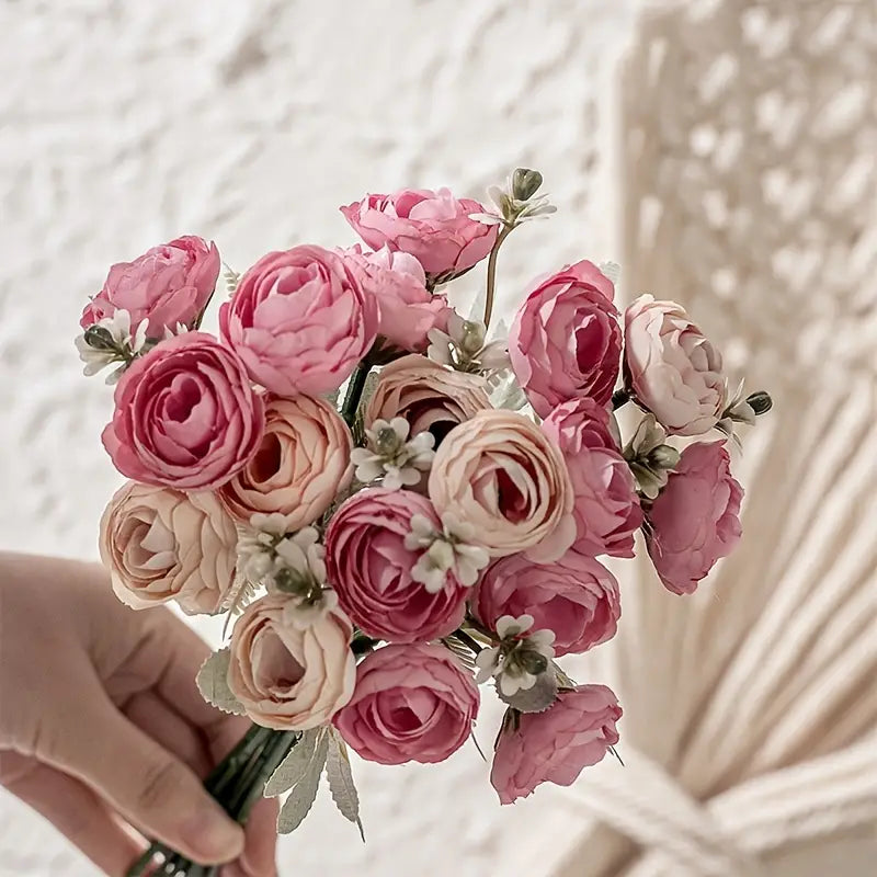 Style Loft Collection 18 Piece Silk Roses