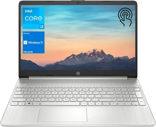 Style Loft Collection x HP Notebook Laptop 15.6" HD Touchscreen Intel Core i3-1115G4 Processor 32GB RAM 1TB PCIe SSD Webcam Type-C HDMI SD Card Reader Wi-Fi Windows 11 Home Silver