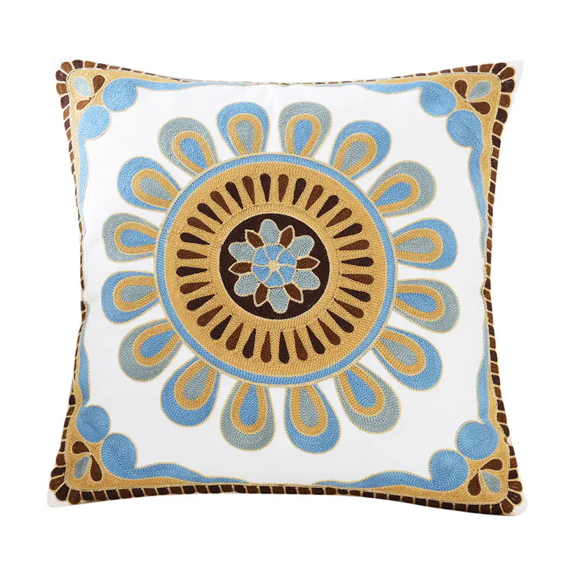 Style Loft Collection Embroidered Floral Cushion Covers