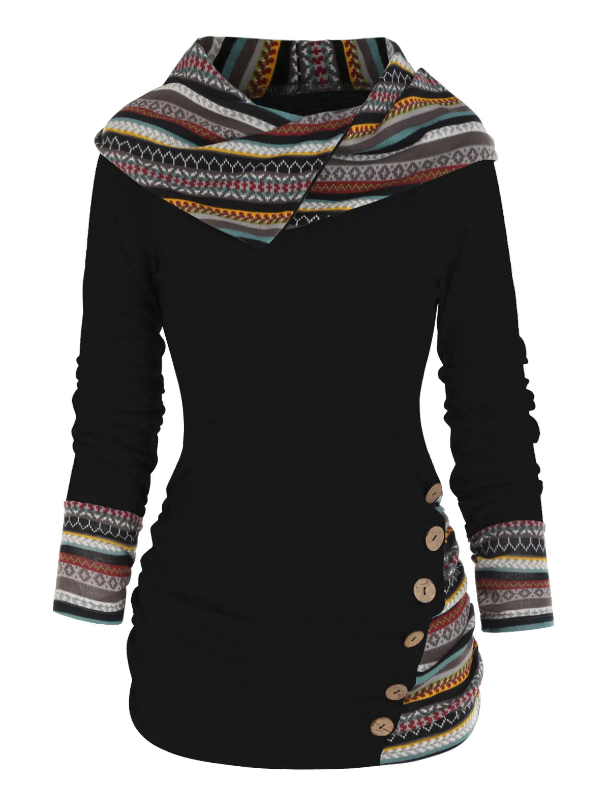 Style Loft Collection Monday Morning Meetings Knitted Long Sleeve Button-Up Top