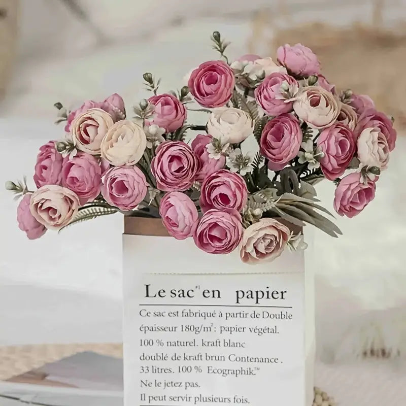 Style Loft Collection 18 Piece Silk Roses