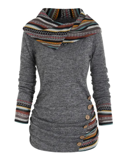 Style Loft Collection Monday Morning Meetings Knitted Long Sleeve Button-Up Top
