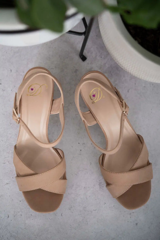 Style Loft Collection Dancing Diva Block Heel Sandals