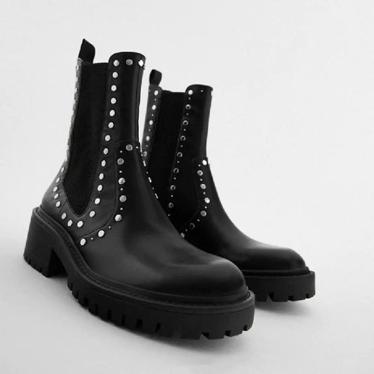 Style Loft Collection Del City Windmill Rivet Boots