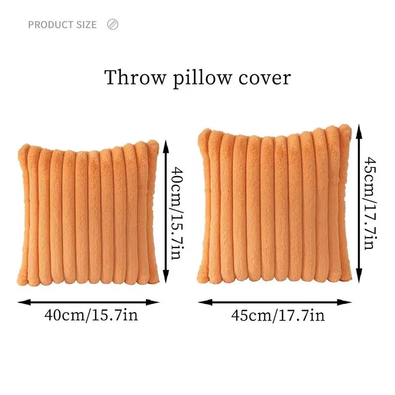 Style Loft Collection Vegan Rabbit Fur Pillowcase