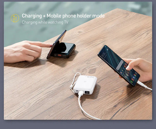 Style Loft Collection CyberStyle Wireless Fast Charging Power Bank with LED Display