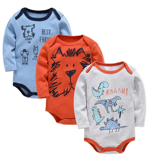 Style Loft Collection BabyStyle Amelie du Nord Long Sleeve Bodysuit 3-Piece Set