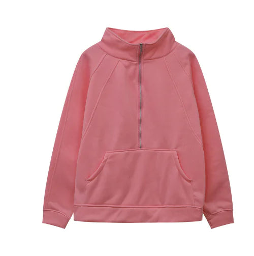 Style Loft Collection Half Zipper Hooded Sweatshirt