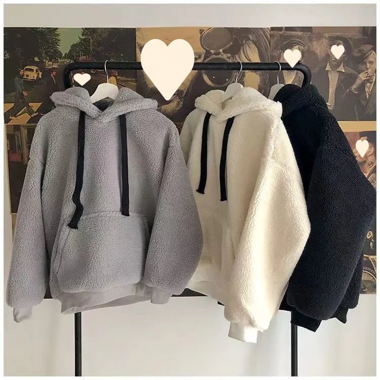 Style Loft Collection Lambswool Hooded Sweatshirt