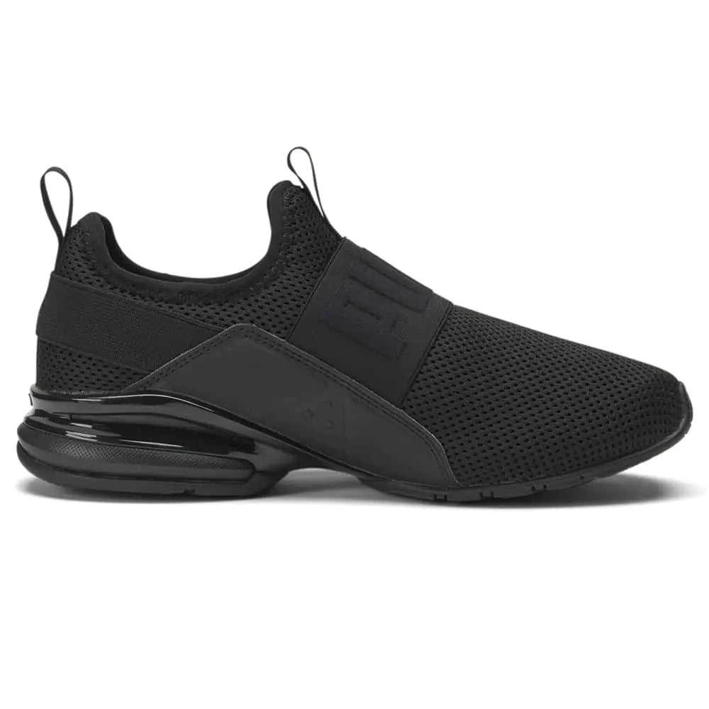 Style Loft Collection PUMA Axelion Womens Slip On Sneakers, Black