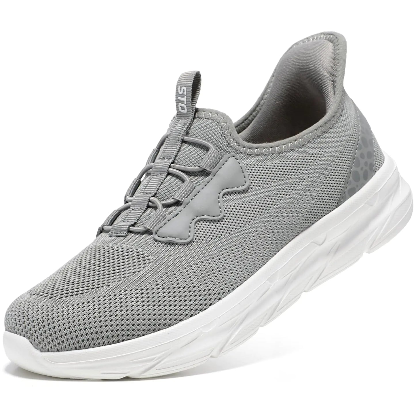 Style Loft Collection STQ Hand Free Slip on Women's Sneakers, Light Grey