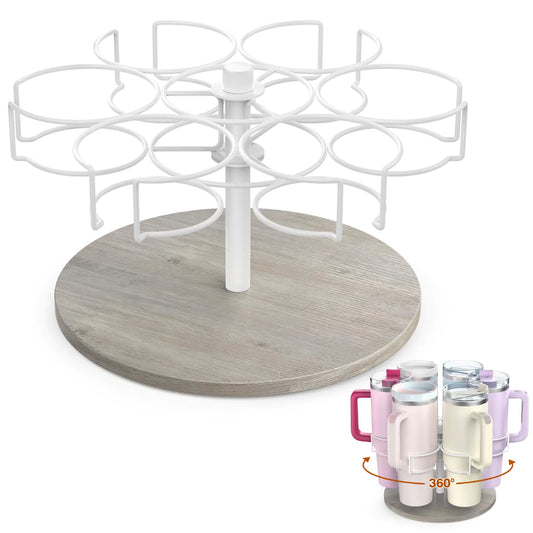 Style Loft Collection Water Bottle Organizer for Stanley 40 oz Tumbler organizer with Handle Stanley Cup Holder for Cabinets cup organizer for kitchen and Storage for Stanley Cup and tumbler organizer.