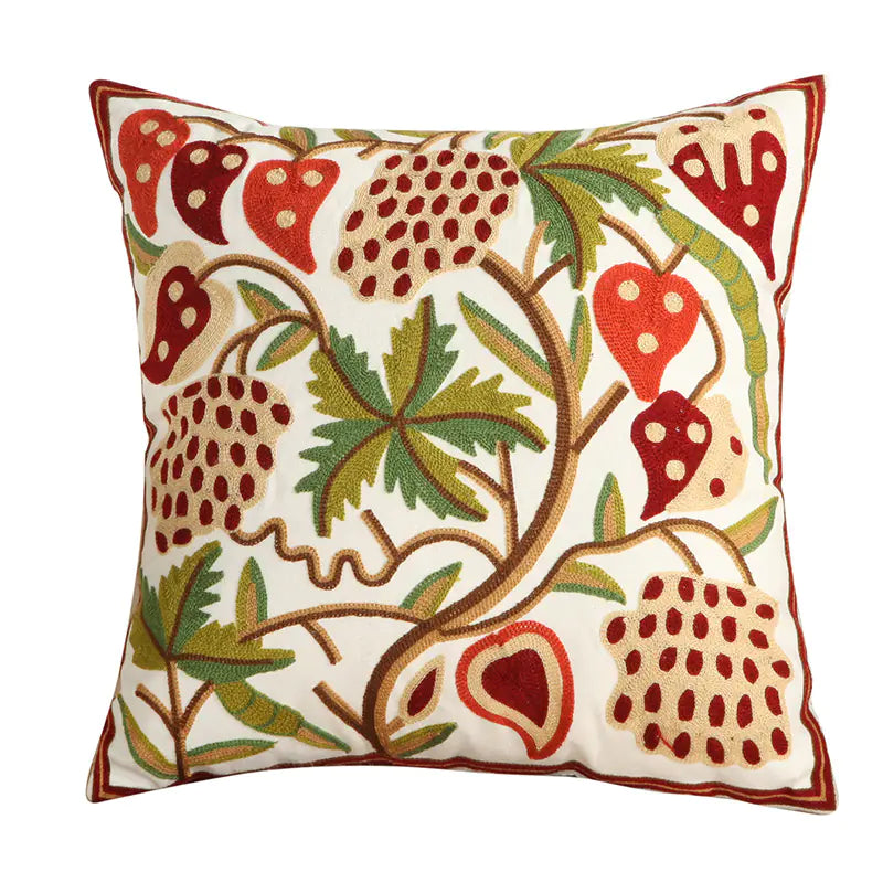 Style Loft Collection Embroidered Floral Cushion Covers