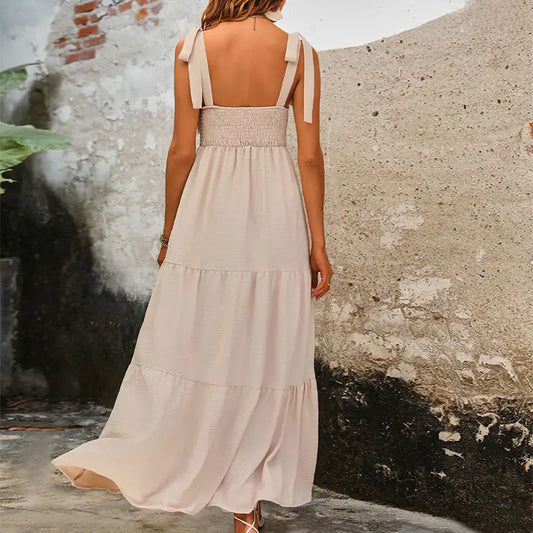 Style Loft Collection Eat Love Pray Backless Solid Dress