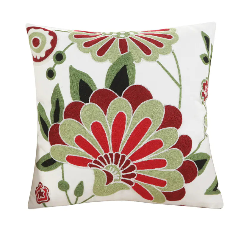 Style Loft Collection Embroidered Floral Cushion Covers