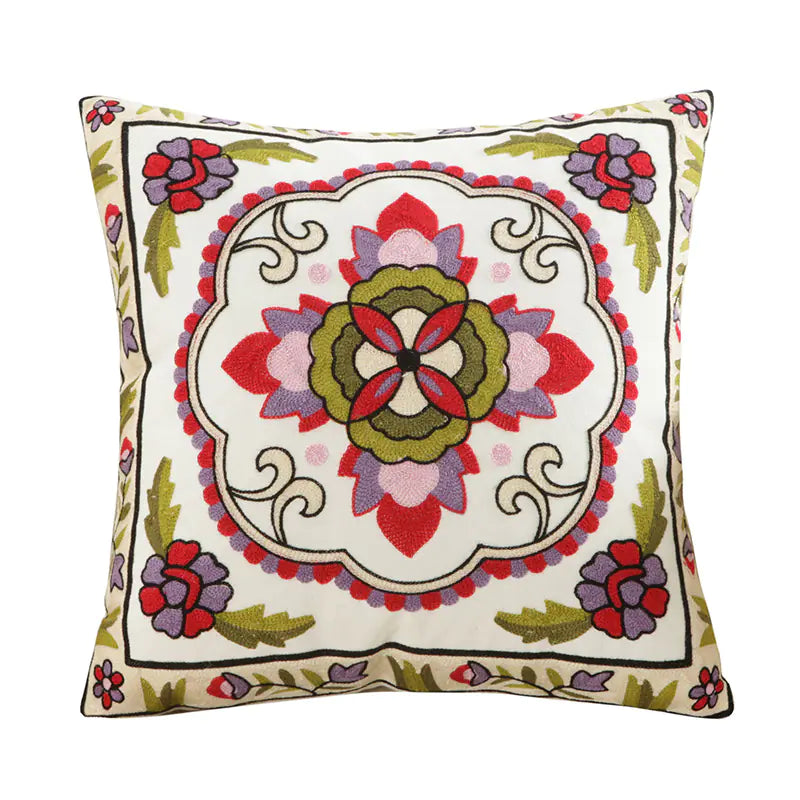 Style Loft Collection Embroidered Floral Cushion Covers
