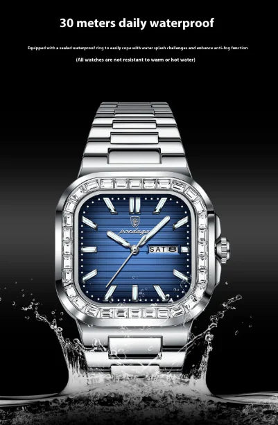 Style Loft Collection St-Imier Zircon Diamond Face Quartz Watch