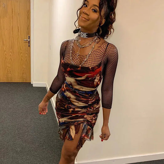 Style Loft Collection Stop 'Em In Their Tracks Dress