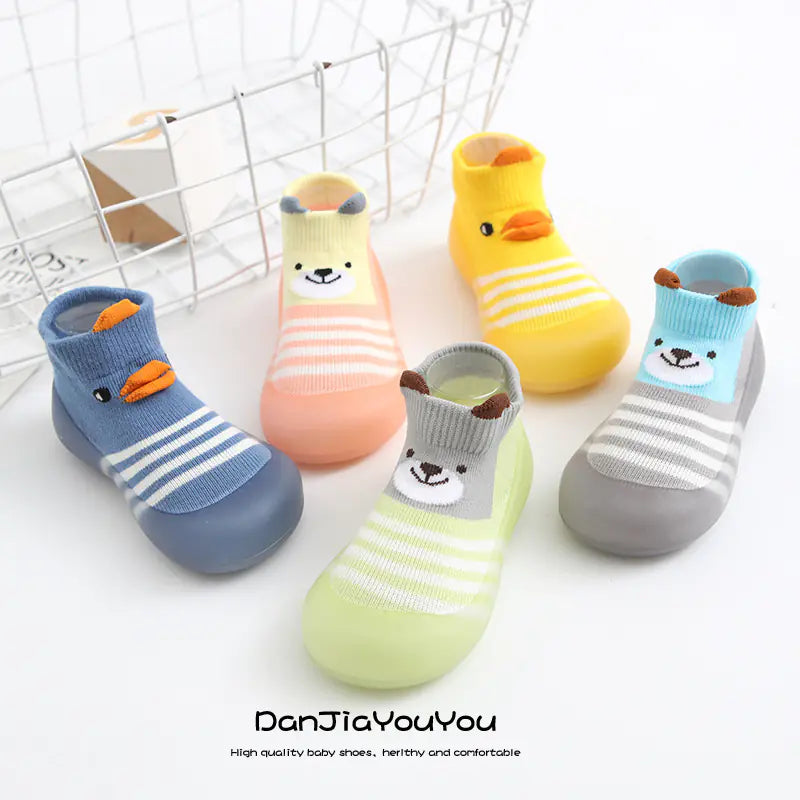 Style Loft Collection Puddle Penguin Non-Slip Baby Socks