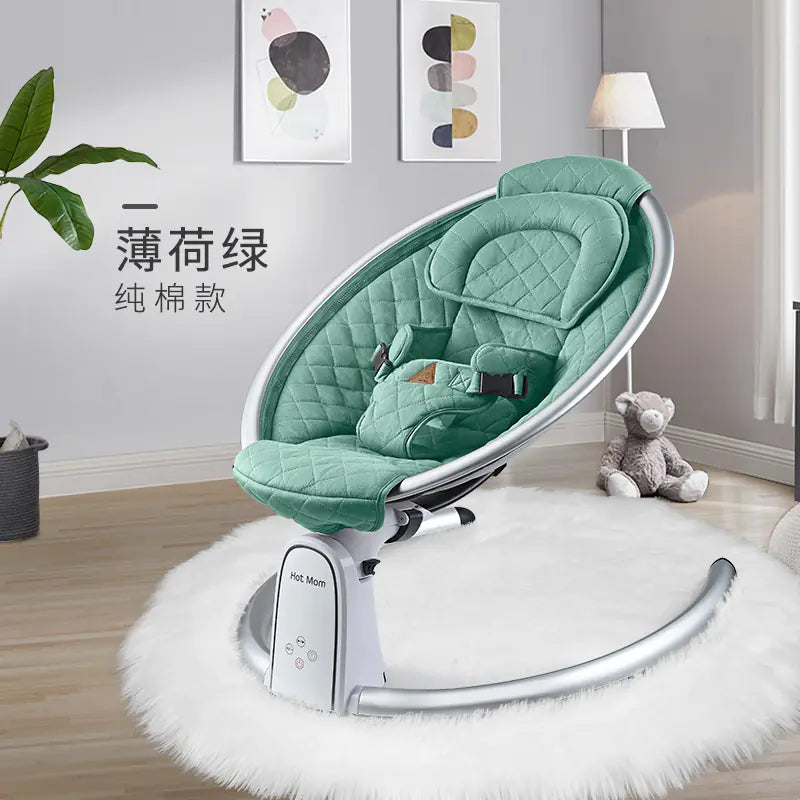 Style Loft Collection Rock Me Gently Electric Newborn and Infant Cradle