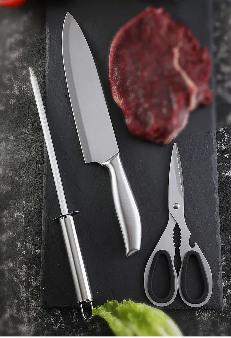 Style Loft Collection KitchenStyle Stainless Steel 6 Piece Knife Set