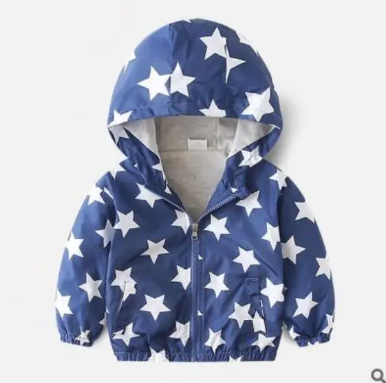 Style Loft Collection Everyday Is Funday Hooded Windbreaker Jacket