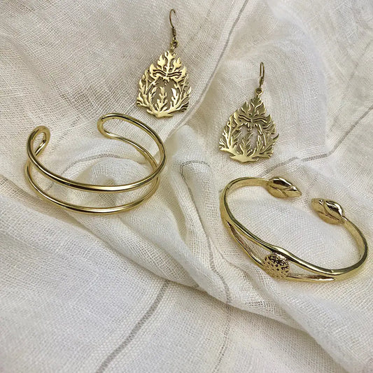 (.05) Style Loft Collection Khmer Temple Earrings